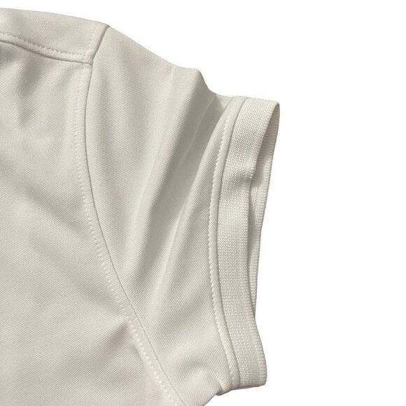 Under Armour Loose Fit Girl’s White Pullover Short Sleeve Polo Top Medium - Picture 7 of 12